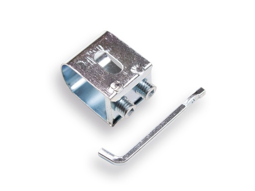 [920207] Sensenring groß 50 x 40 mm mit Schlüssel, für hölzernen Sensenbaum