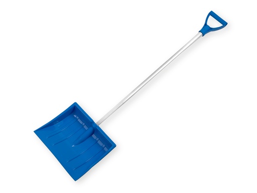 [960453] Kids' snow shovel plastic 25 cm, with aluminium handle and D-handle